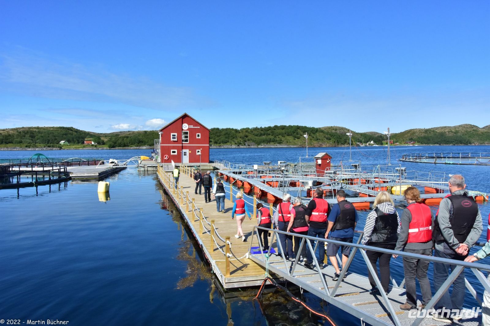 Lachsfarm in Brønnøysund