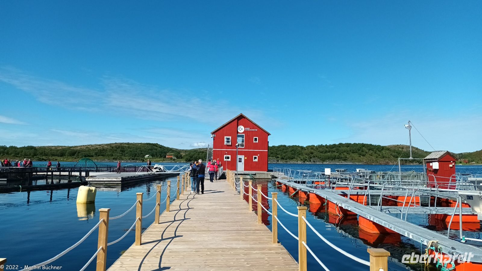 Lachsfarm in Brønnøysund