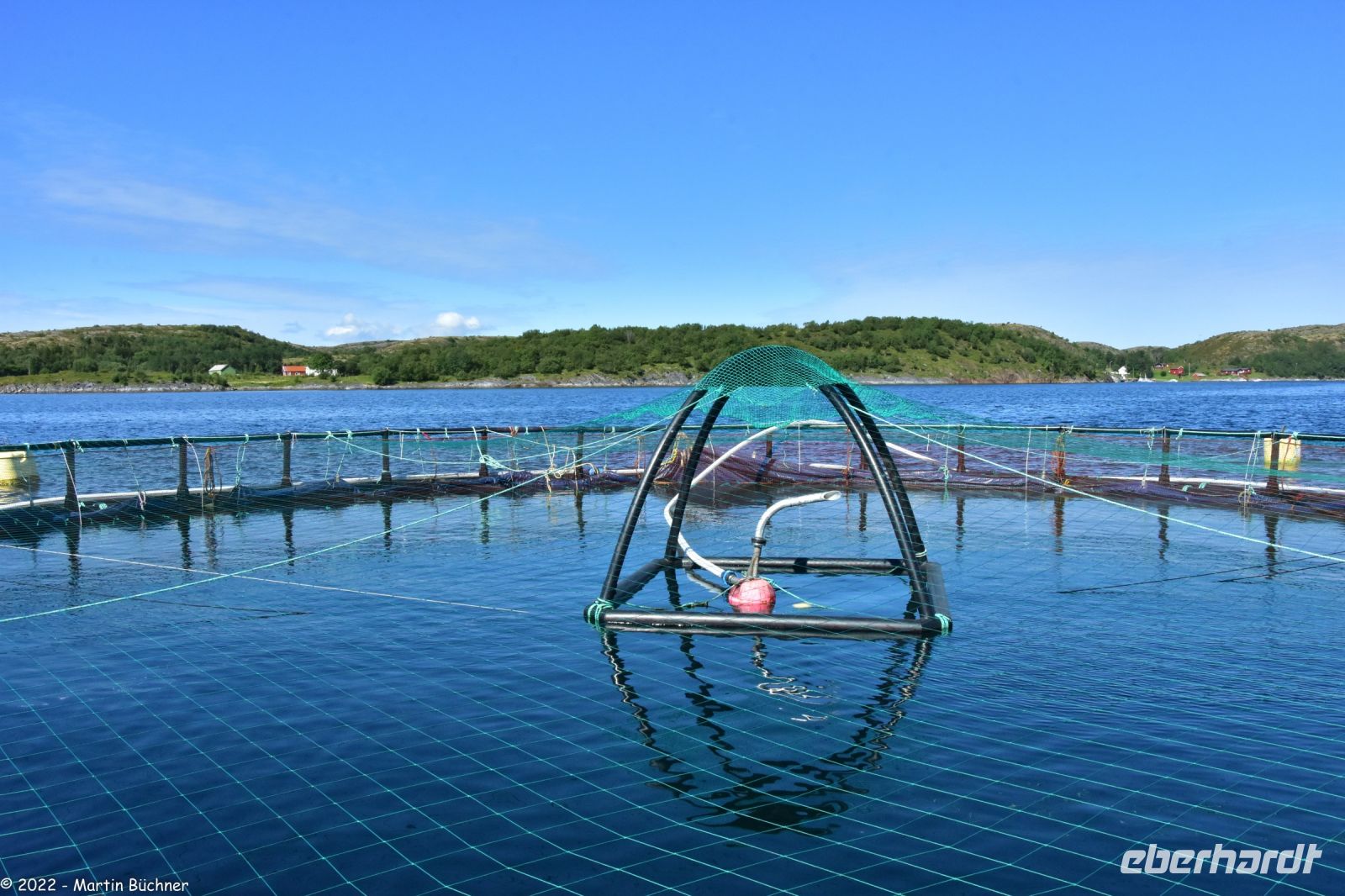 Lachsfarm in Brønnøysund