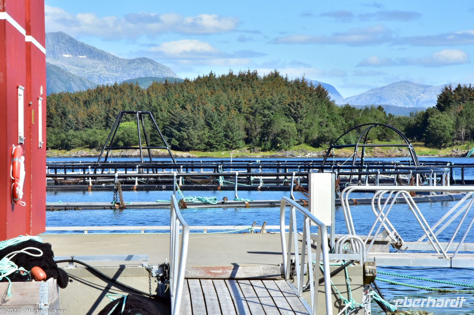 Lachsfarm in Brønnøysund
