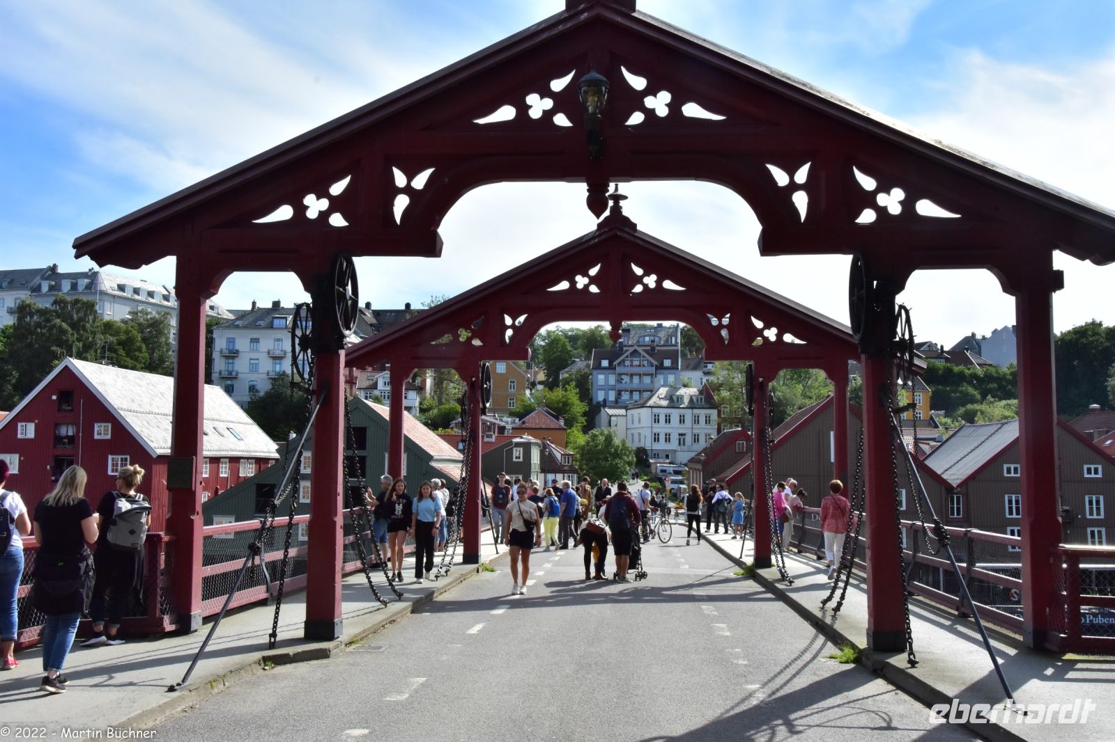 Gamle Bybron - die alte Stadtbrücke über den Nidelven in Trondheim