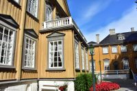 Trondheim - Stiftsgården - der größte königliche Holzpalast der Welt