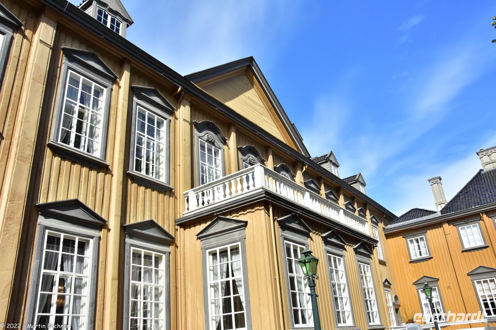 Trondheim - Stiftsgården - der größte königliche Holzpalast der Welt