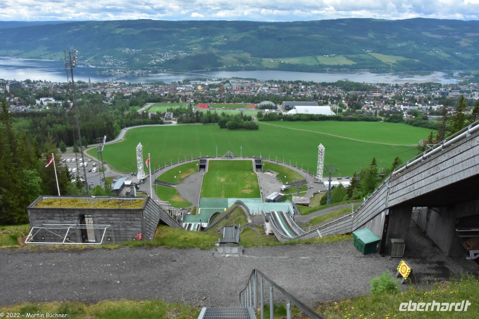 Lillehammer - Olympiapark (Stadion mit Ski Schanzen) Lysgårdsbakken