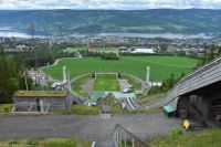 Lillehammer - Olympiapark (Stadion mit Ski Schanzen) Lysgårdsbakken
