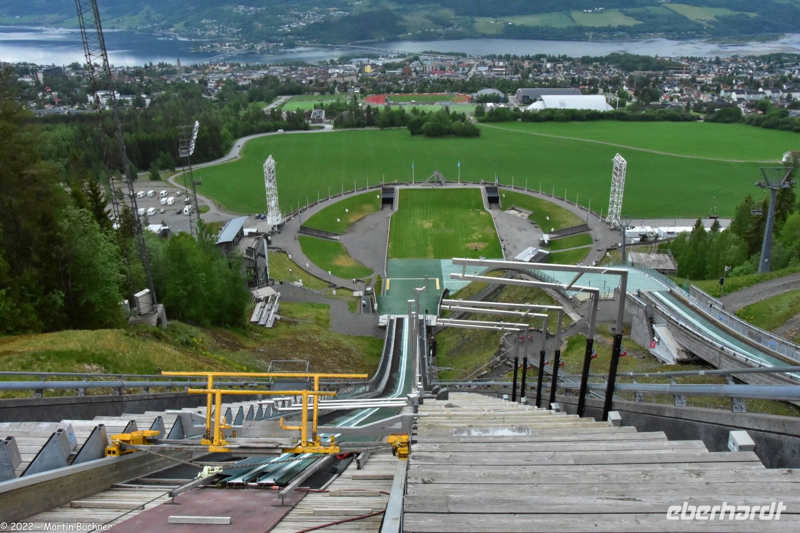 Lillehammer - Olympiapark (Stadion mit Ski Schanzen) Lysgårdsbakken