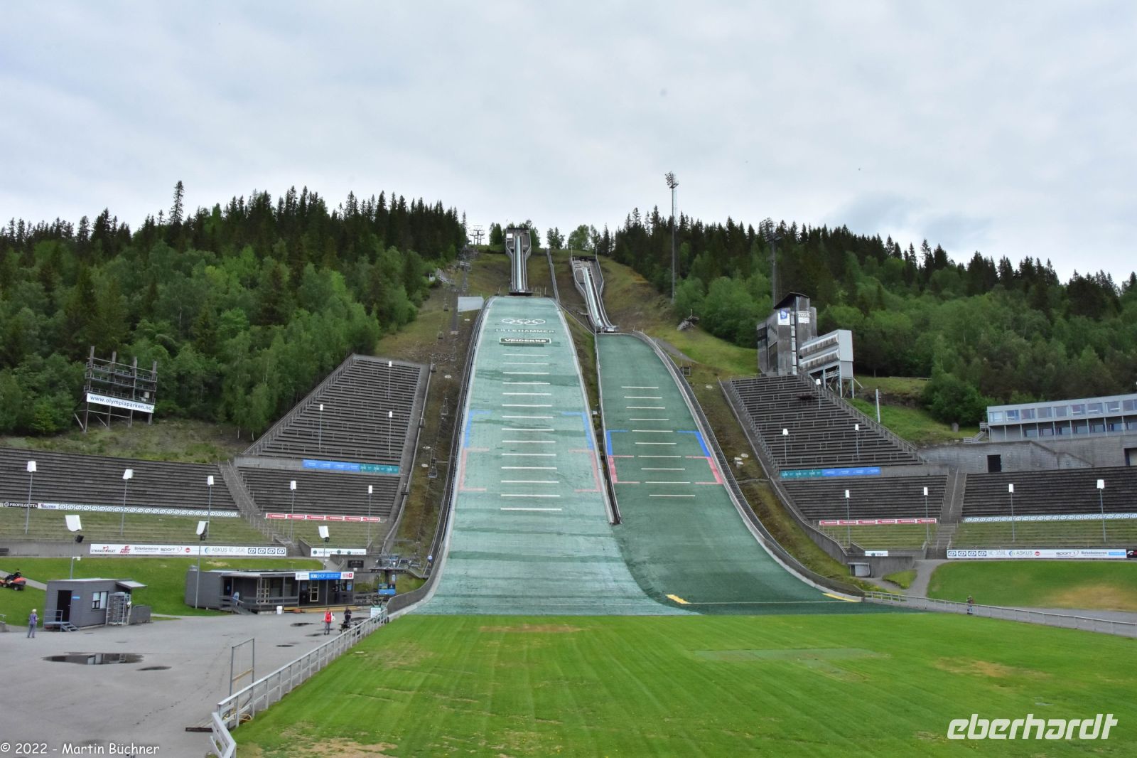 Lillehammer - Olympiapark (Stadion mit Ski Schanzen) Lysgårdsbakken