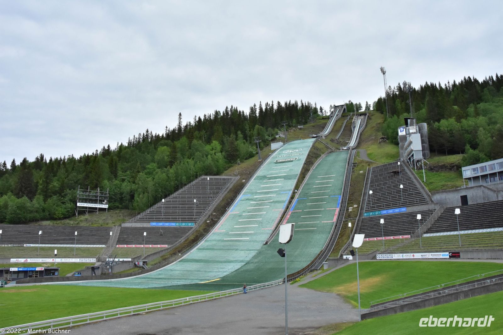 Lillehammer - Olympiapark (Stadion mit Ski Schanzen) Lysgårdsbakken