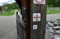 Stabkirche Ringebu im Gudbrandsdalen - Olav-Pilgerweg nach Nidaros (Trondheim)