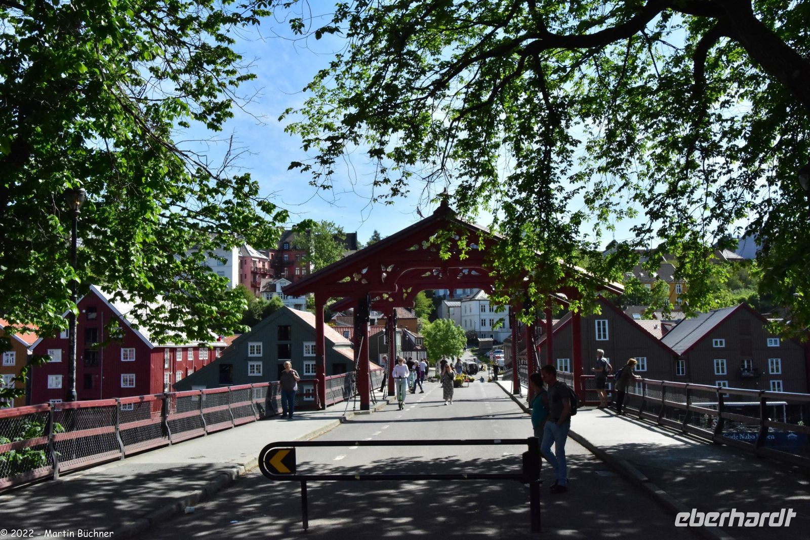 Trondheim - Gamle Bybron - Die alte Stadtbrücke über den Fluss Nidelven