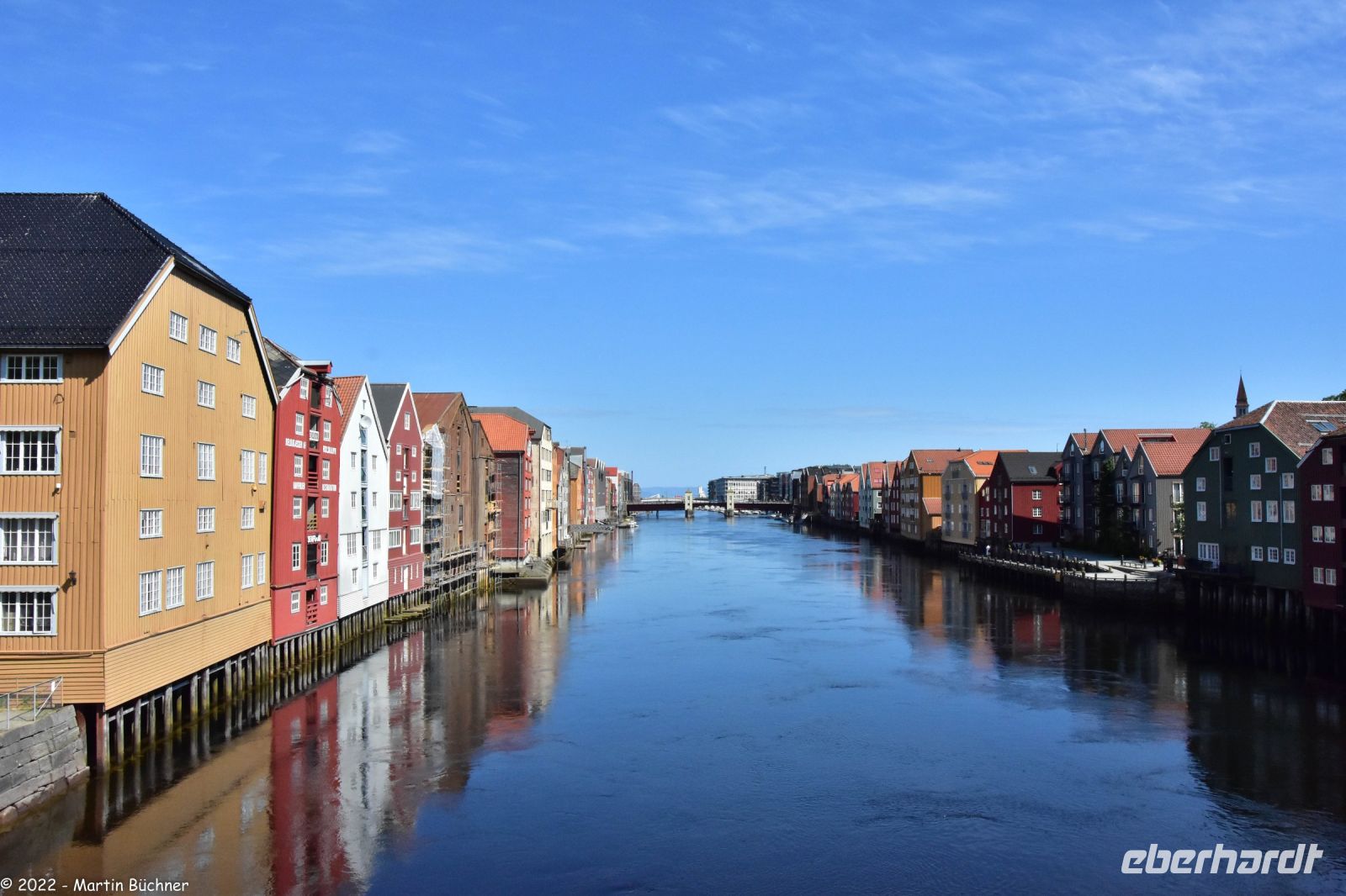 Trondheim - Alte Speicherhäuser am Nidelven