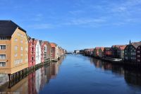 Trondheim - Alte Speicherhäuser am Nidelven