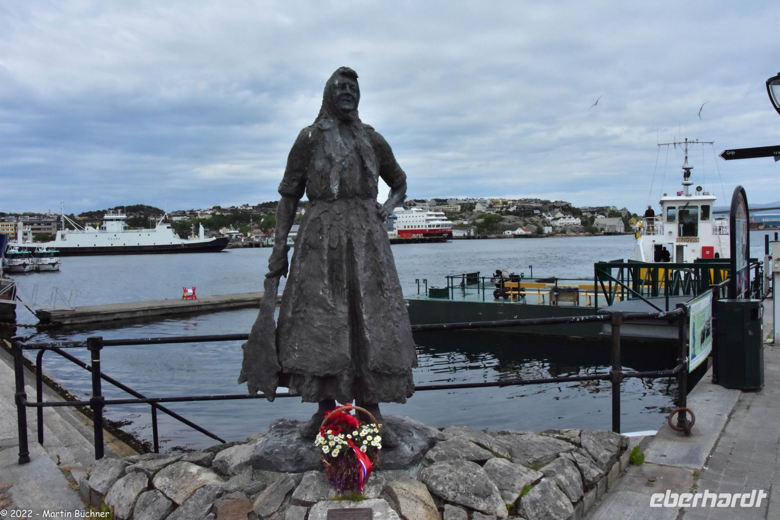 Wahrzeichen von Kristiansund - Die Klippfischfrau
