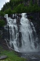 Skjervsfossen am Haradangerfjord