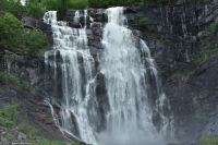Skjervsfossen am Haradangerfjord