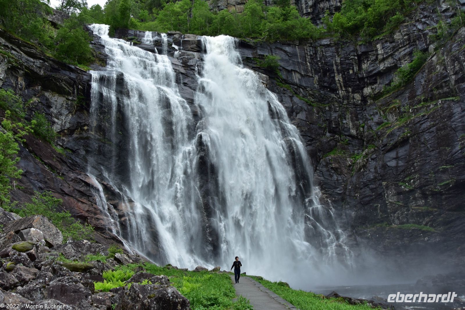 Skjervsfossen am Haradangerfjord