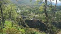 Vøringsfossen im Måbødalen - neue Fußgängerbrücke (in Y-Form) und neue Aussichtsplattformen