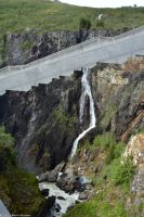 Vøringsfossen im Måbødalen - neue Fußgängerbrücke (in Y-Form) und neue Aussichtsplattformen