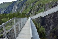 Vøringsfossen im Måbødalen - neue Fußgängerbrücke (in Y-Form) und neue Aussichtsplattformen