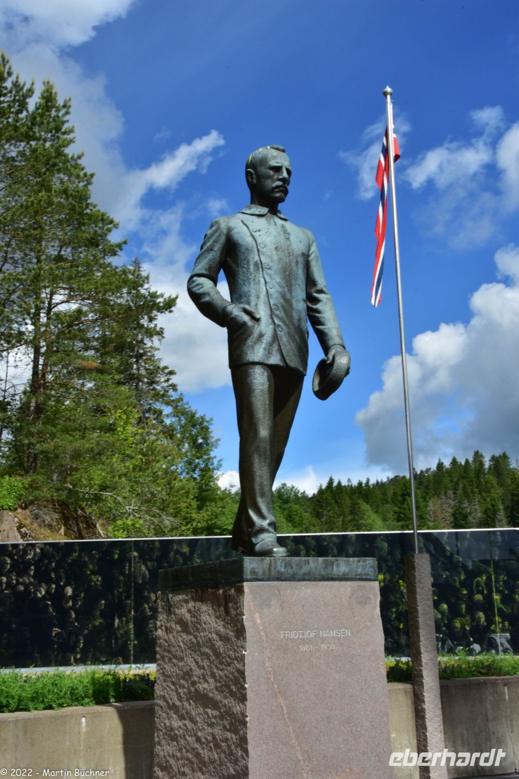 Oslo - Holmenkollen - Nobelpreisträger und Erfinder des Nordischen Skisports Fritjof Nansen