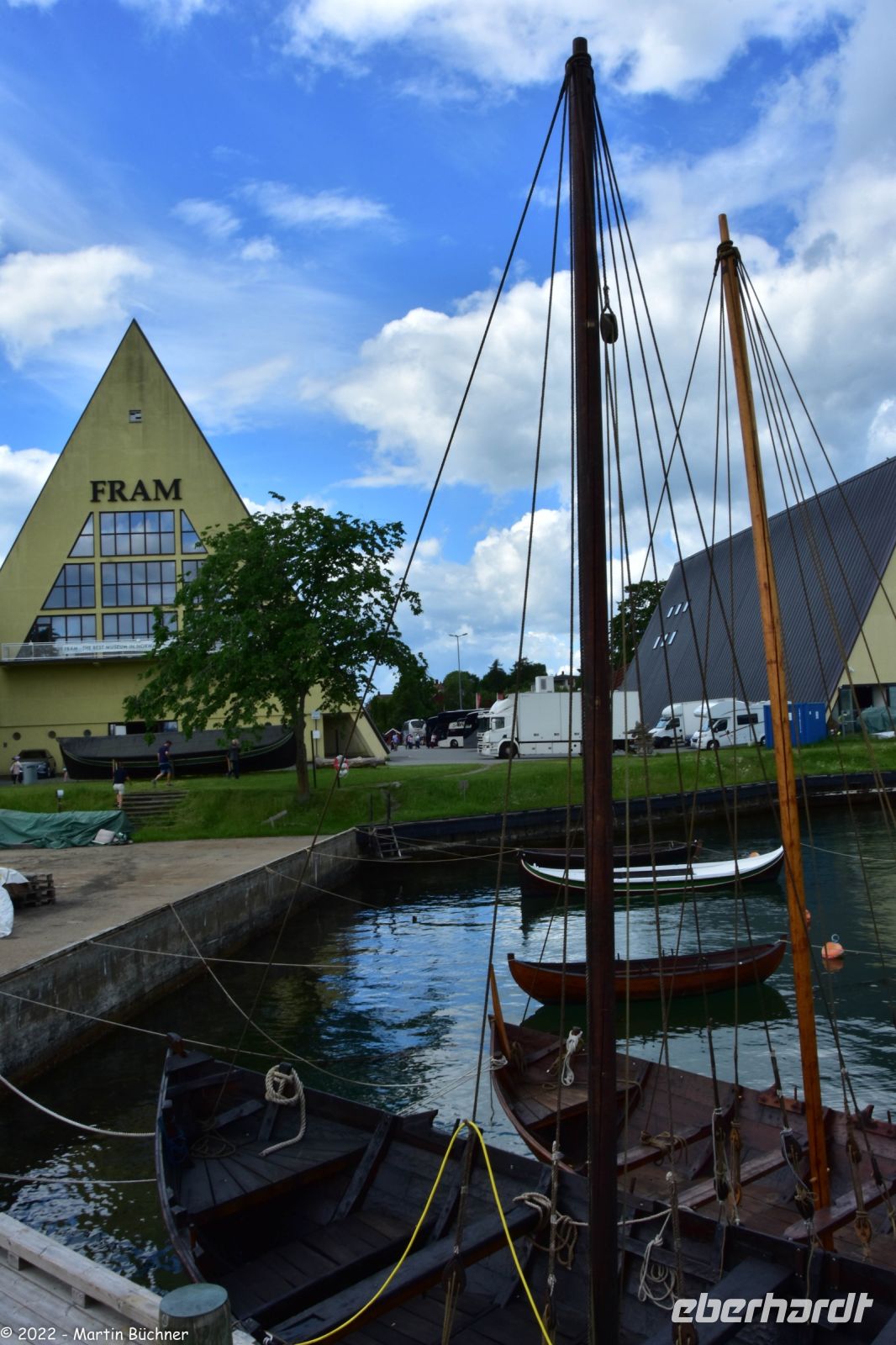 Oslo - Fram Museum - hier steht Fritjof Nansens und Roald Amundsens Expeditionsschiff Fram (vorwärts)
