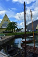 Oslo - Fram Museum - hier steht Fritjof Nansens und Roald Amundsens Expeditionsschiff Fram (vorwärts)