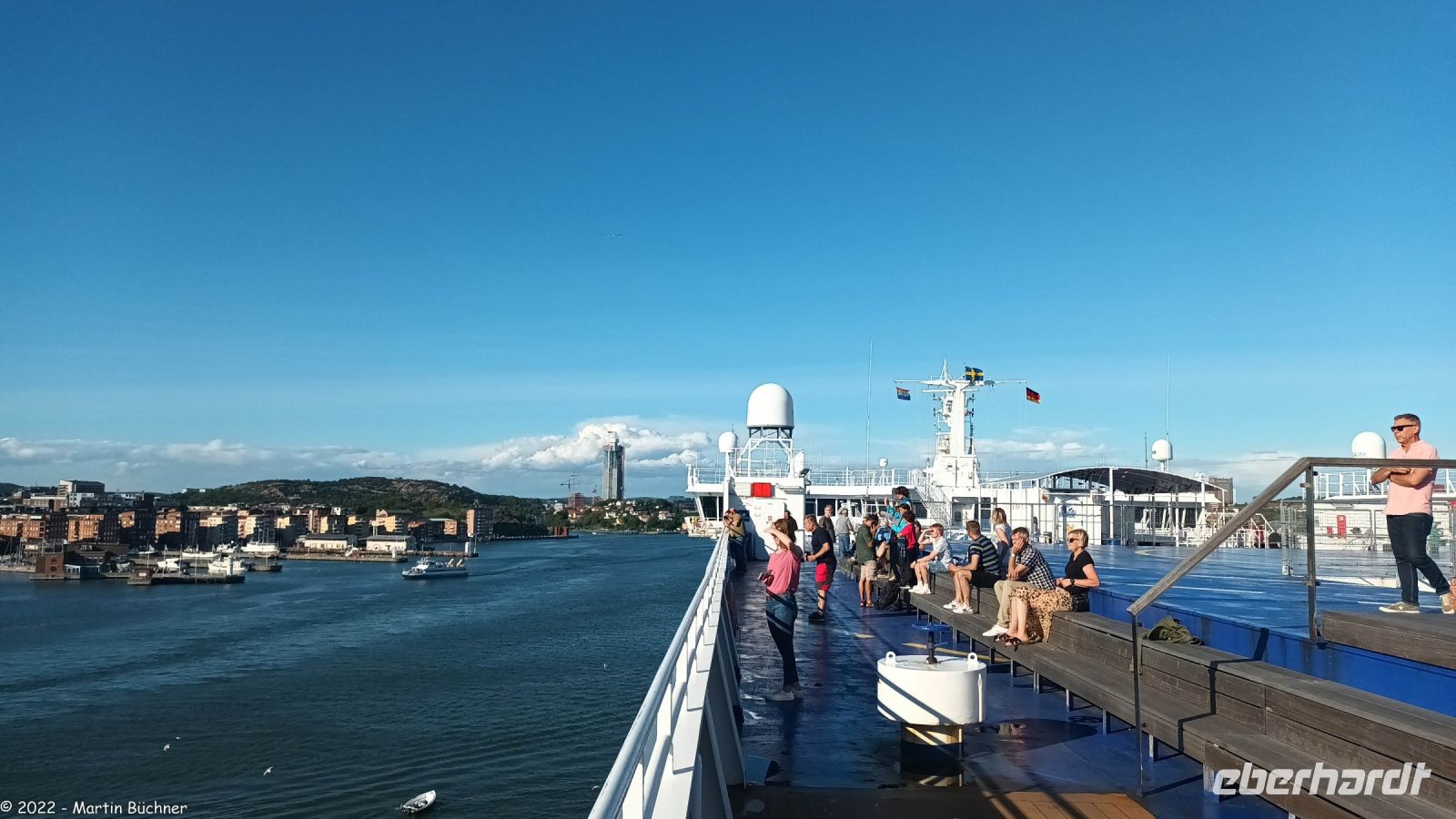 Stena Line - Ausfahrt aus Göteborg in Richtung Kiel - Abschied aus Skandinavien