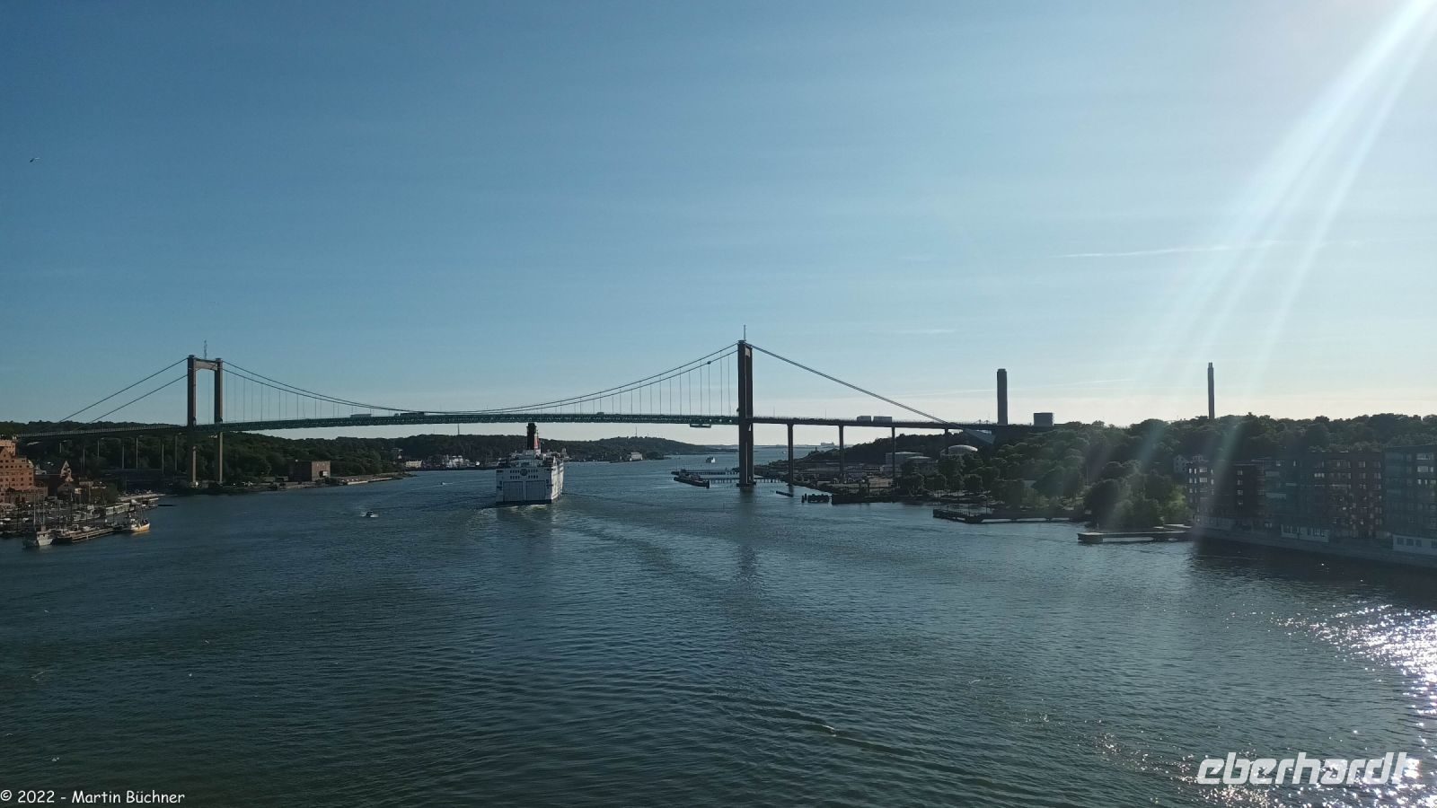 Stena Line - Ausfahrt aus Göteborg in Richtung Kiel - Abschied aus Skandinavien