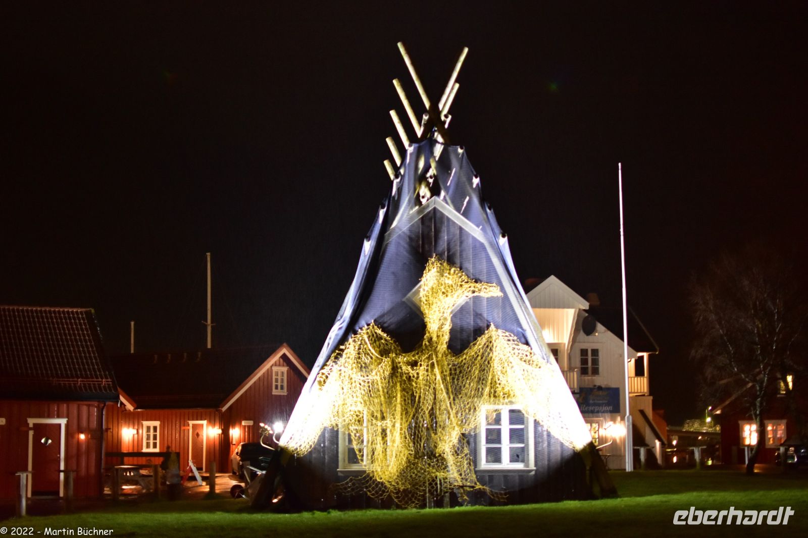 Stilisiertes Fischerhaus - Svolvær, Lofoten 