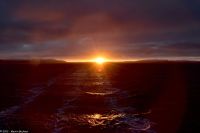 Sonnenuntergang in der Arktis