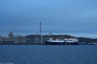 LNG Verflüssigungsanlage Melkøya vor Hammerfest