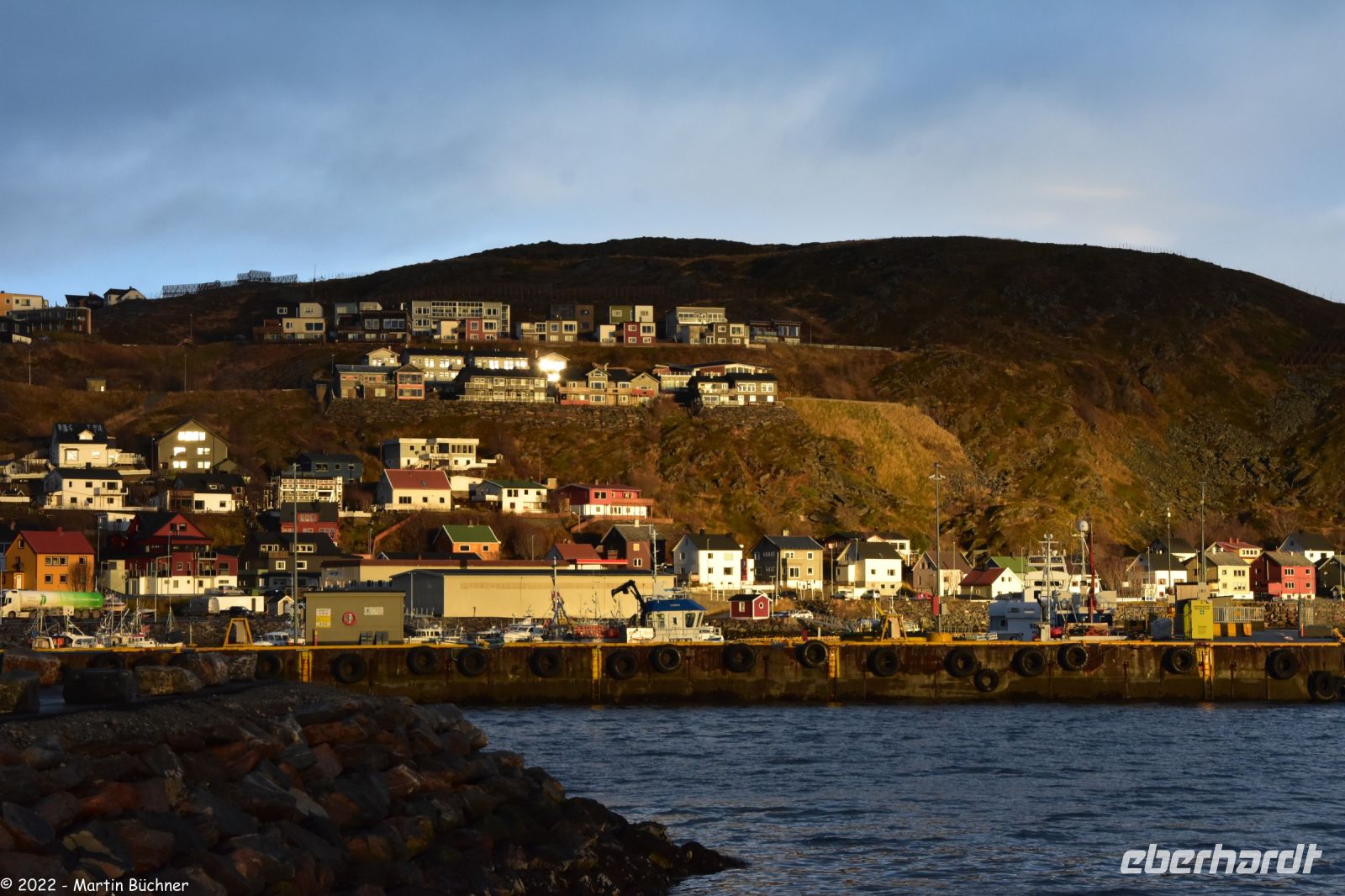 Sonnenuntergang in Hammerfest