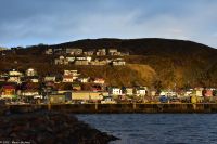 Sonnenuntergang in Hammerfest