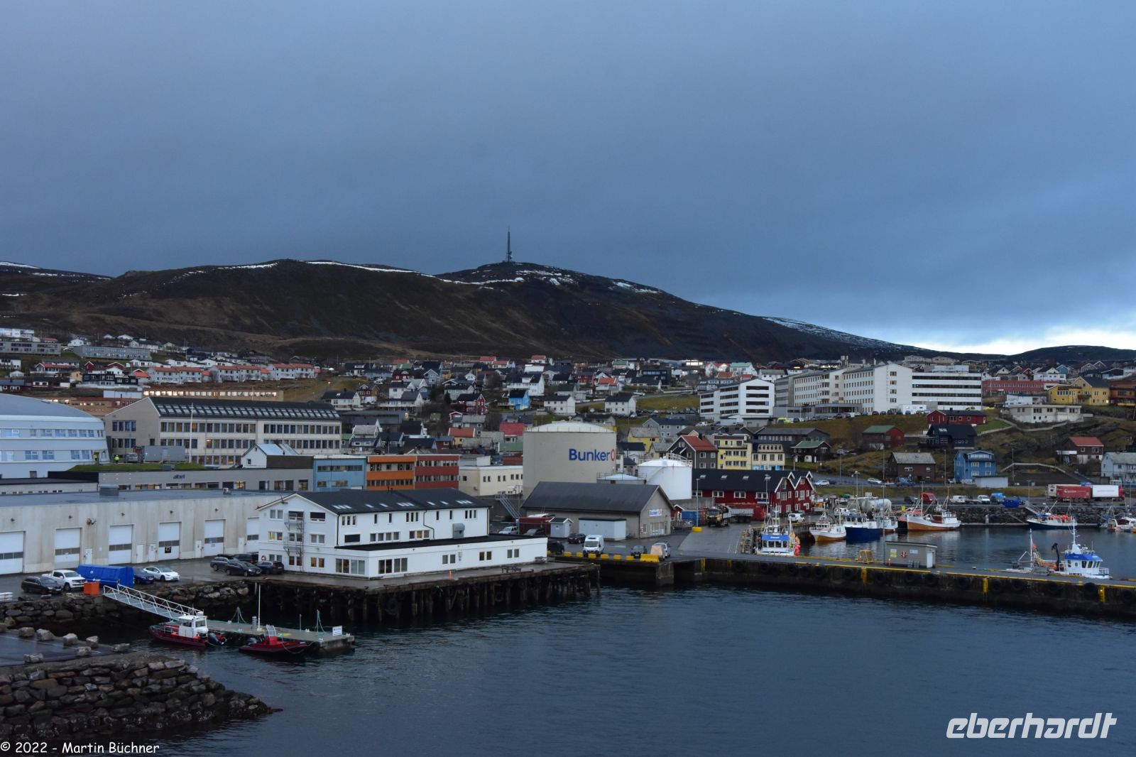 Sonnenuntergang in Hammerfest