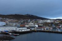 Sonnenuntergang in Hammerfest
