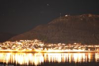 Mitternachtseinfahrt in Tromsø