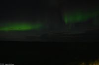 Polarlicht über der offenen Seestrecke Folda