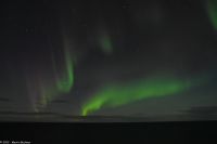 Polarlicht über der offenen Seestrecke Folda