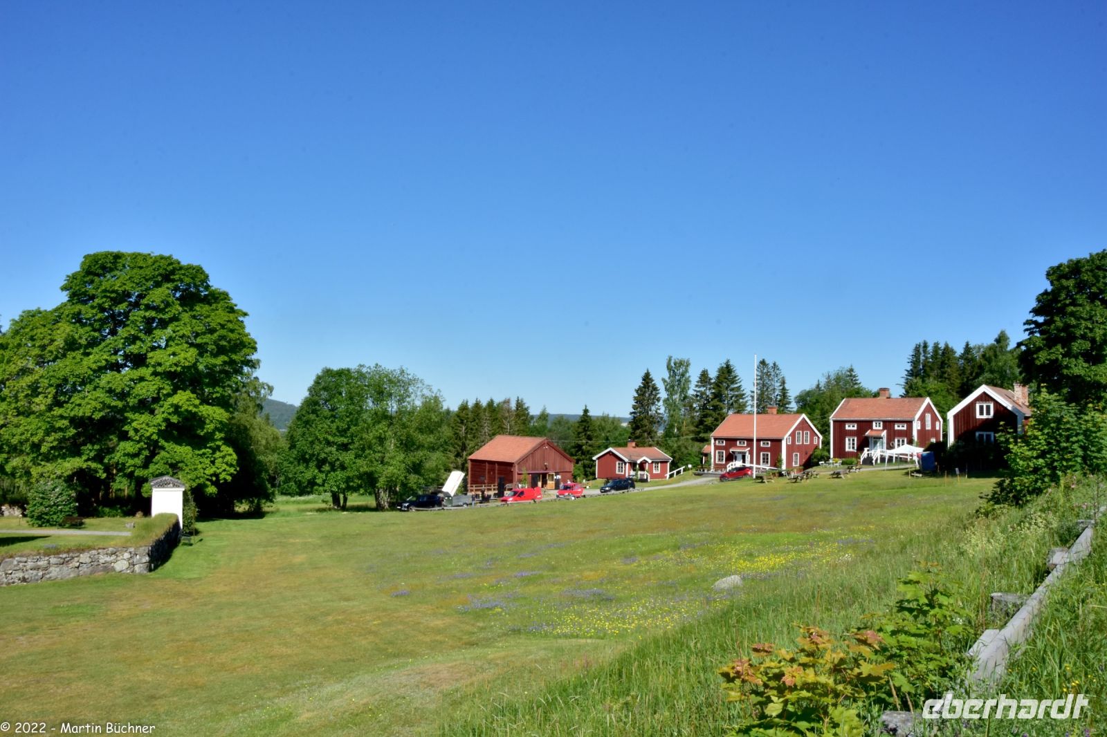 Insel Alnön - Hembygdsgården - historischer Hof in der Gemeinde Alnö