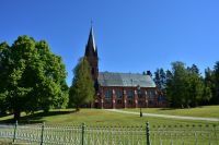 Insel Alnön - die neue Kirche aus dem 19. Jh.