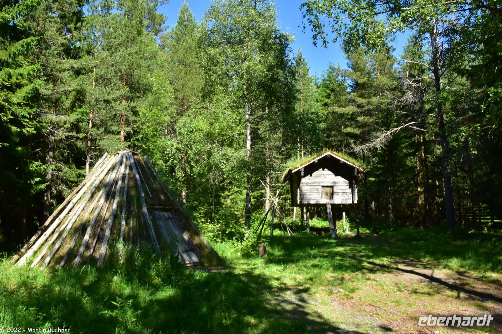 Freilichtmuseum Umeå - Sami Lavuu