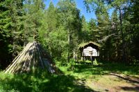 Freilichtmuseum Umeå - Sami Lavuu