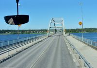 Der Luleälven kurz vor der Mündung in Luleå (lies: Lüü-le-oo)