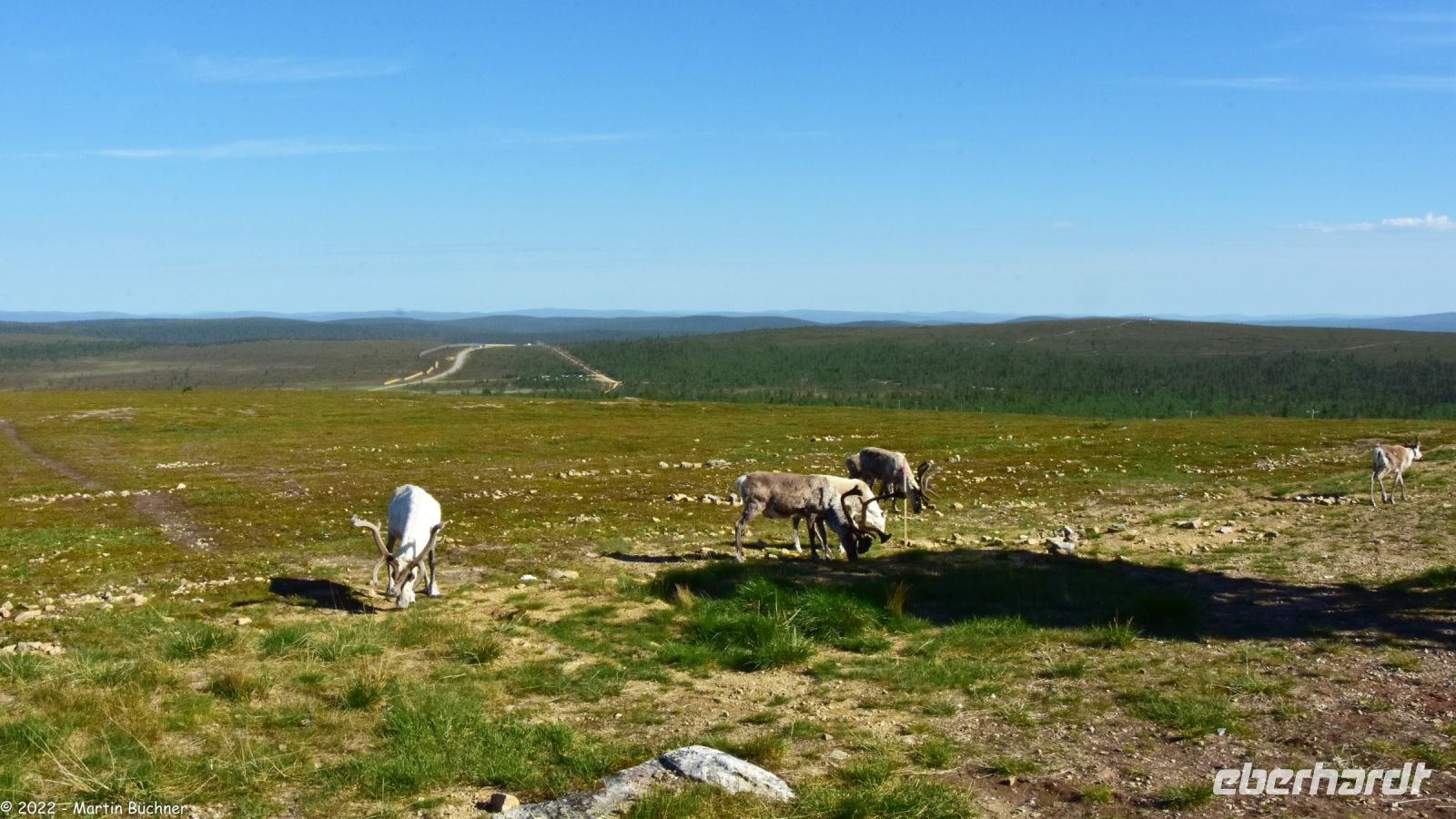 Hausberg von Saariselkä genannt Kaunispää - UNESCO Weltkulturerbe als Teil des Struve Meridianbogens