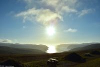 Aussichtspunkt am Tufjord - rechts davon liegt die Nordkapp-Halbinsel