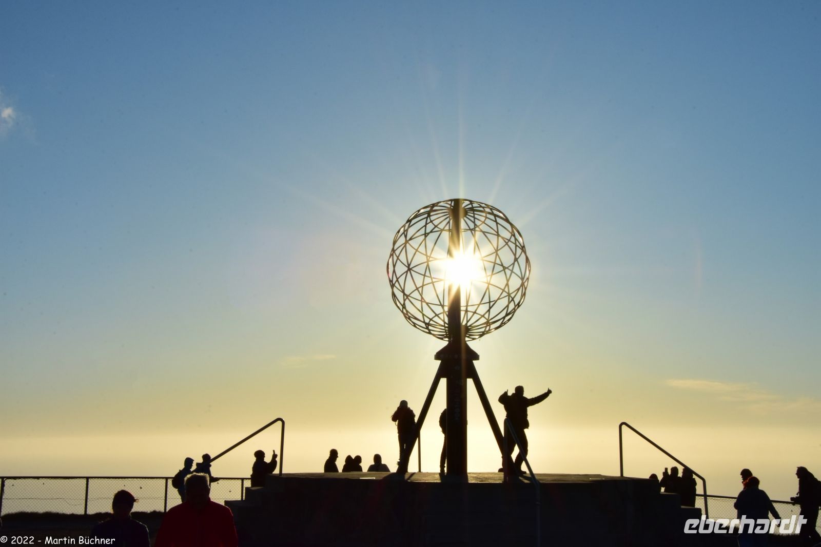 Mitternachtssonne am Nordkapp