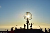 Mitternachtssonne am Nordkapp