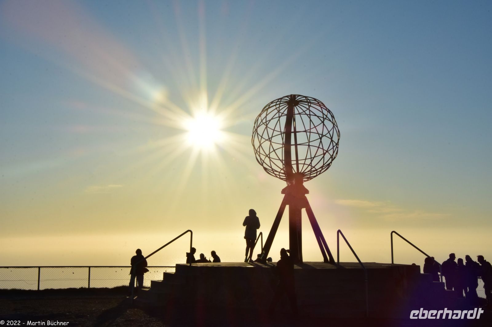 Mitternachtssonne am Nordkapp