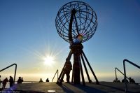 Mitternachtssonne am Nordkapp