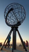 Mitternachtssonne am Nordkapp